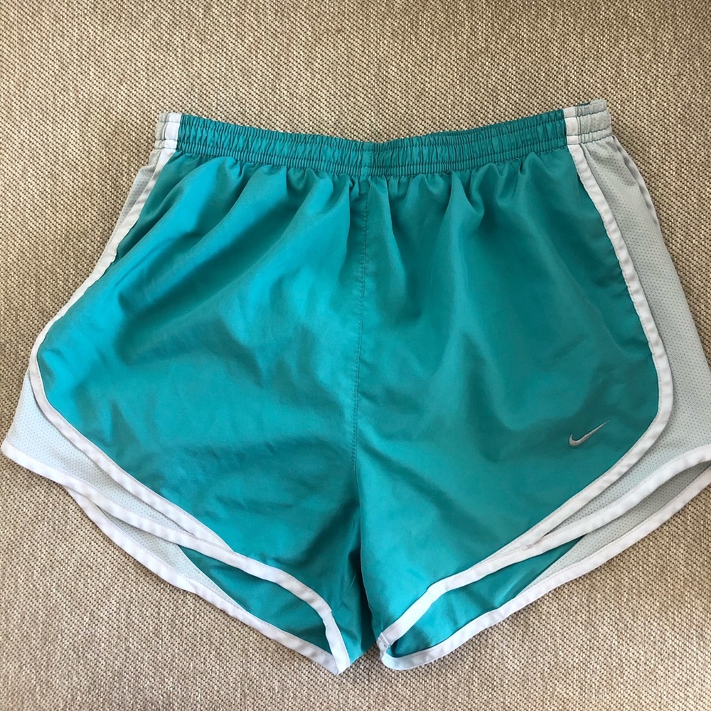 Nike shorts Small teal running ice blue